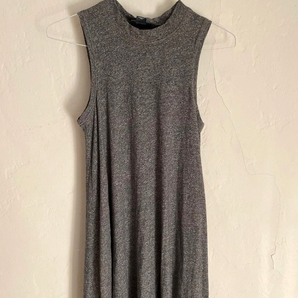 Anthropologie Maeve Gray Mockneck Swing Dress